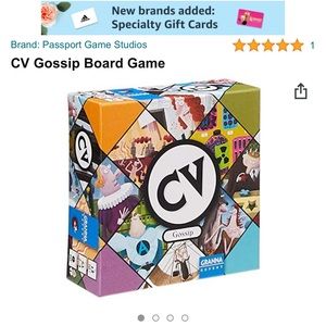 New in shrink copy of CV: Gossip